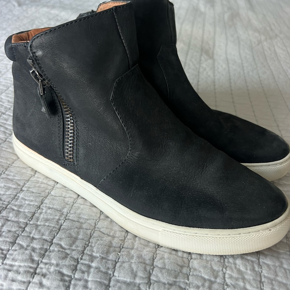 Gentle Souls Black Ankle Boots